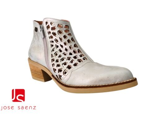 BOTIN PLATEADO CORTO