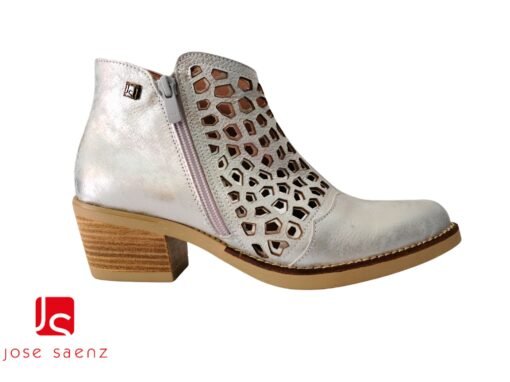 BOTIN PLATEADO CORTO - Imagen 2